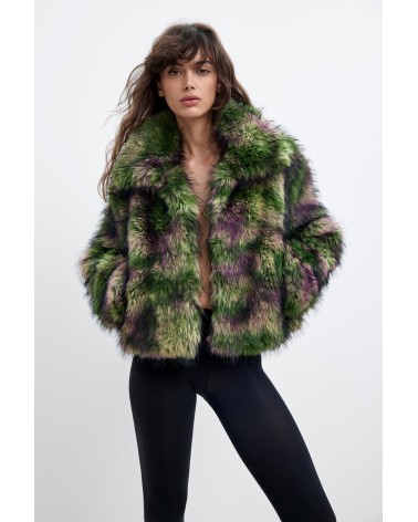 ABRIGO FAKE FUR CAMOMILLE  Monsieur Christian Lacroix DESIGUAL