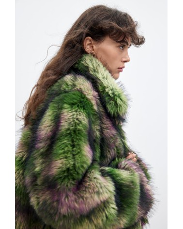 ABRIGO FAKE FUR CAMOMILLE  Monsieur Christian Lacroix DESIGUAL