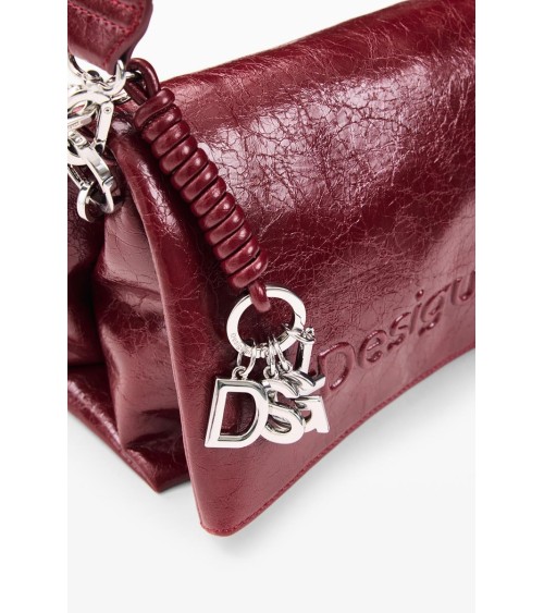 BOLSO HALF LOGO VENECIA 4.0 GRANATE DESIGUAL