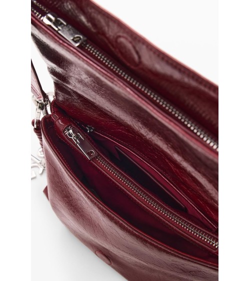 BOLSO HALF LOGO VENECIA 4.0 GRANATE DESIGUAL