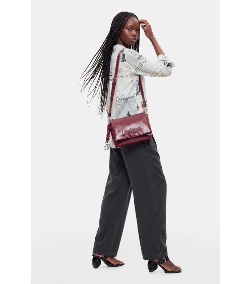 BOLSO HALF LOGO VENECIA 4.0 GRANATE DESIGUAL