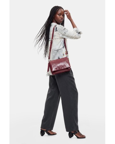 BOLSO HALF LOGO VENECIA 4.0 GRANATE DESIGUAL