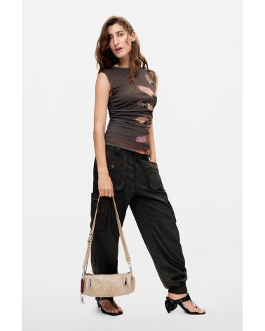 BOLSO HALF LOGO ZARAUZ NF BEIGE DESIGUAL