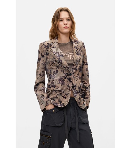 CHAQUETA BLAZER FLOCADA CHERRIE DESIGUAL