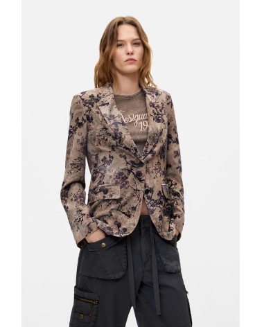 CHAQUETA BLAZER FLOCADA CHERRIE DESIGUAL