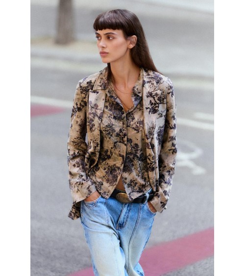 CHAQUETA BLAZER FLOCADA CHERRIE DESIGUAL