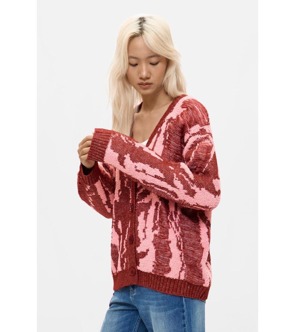 CHAQUETA CÁRDIGAN OVERSIZE JAKEE DESIGUAL