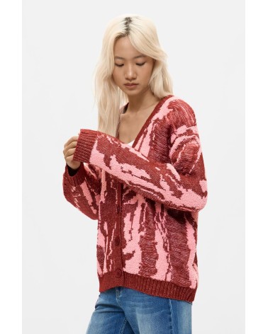 CHAQUETA CÁRDIGAN OVERSIZE JAKEE DESIGUAL