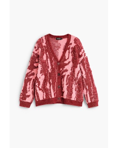 CHAQUETA CÁRDIGAN OVERSIZE JAKEE DESIGUAL