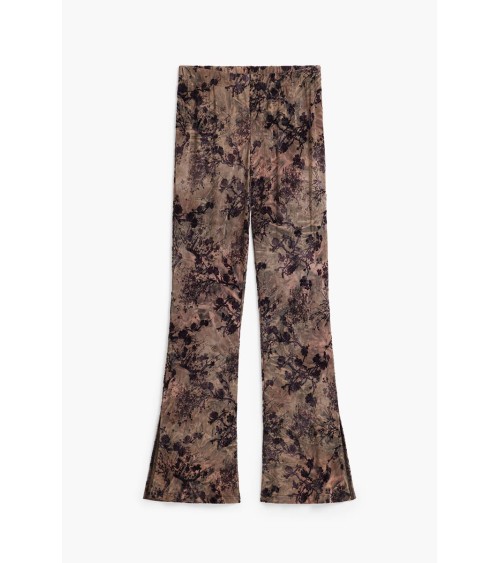 PANTALÓN FLOCADO DESIGUAL