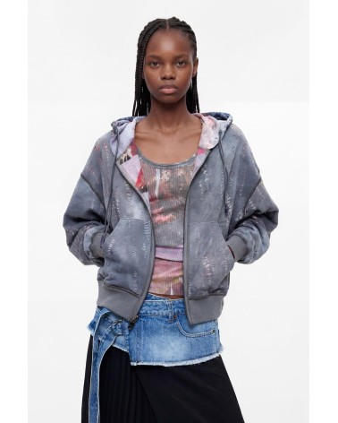 SUDADERA REVERSIBLE DESIGUAL