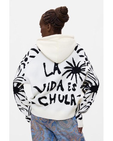 SUDADERA LA VIDA ES CHULA DESIGUAL