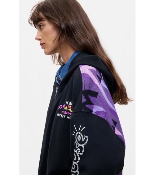 SUDADERA HOODIE CON CREMALLERA MICKEY DESIGUAL