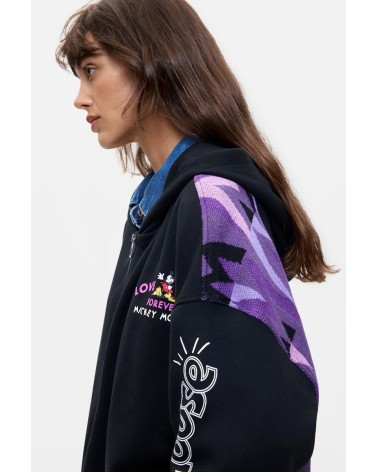 SUDADERA HOODIE CON CREMALLERA MICKEY DESIGUAL