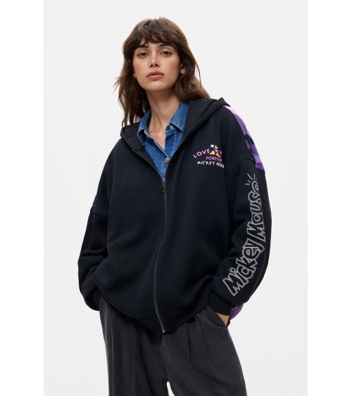 SUDADERA HOODIE CON CREMALLERA MICKEY DESIGUAL