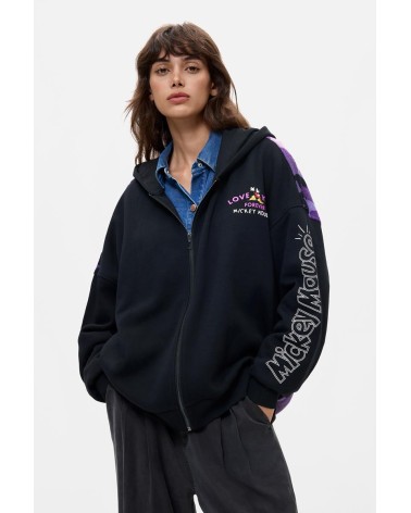 SUDADERA HOODIE CON CREMALLERA MICKEY DESIGUAL