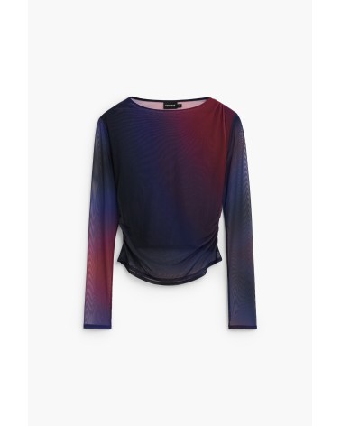 TOP DE TUL DRAPEADO ESTAMBUL DESIGUAL