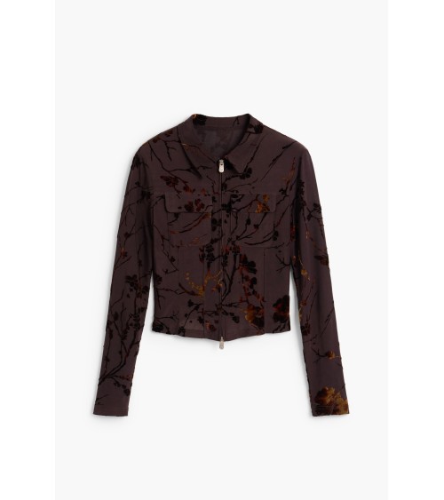 CAMISA ELÁSTICA CON TERCIOPELO BUCAREST DESIGUAL
