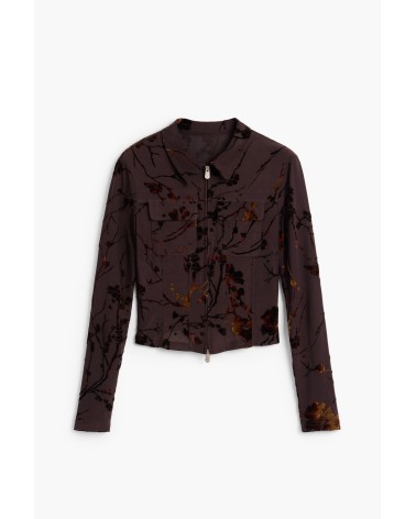 CAMISA ELÁSTICA CON TERCIOPELO BUCAREST DESIGUAL