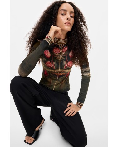 CAMISETA CUELLO ALTO LIFE IS COOL DESIGUAL