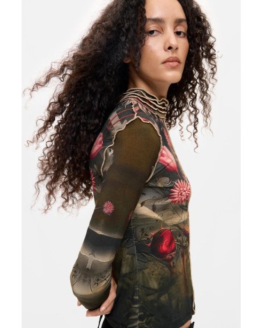 CAMISETA CUELLO ALTO LIFE IS COOL DESIGUAL