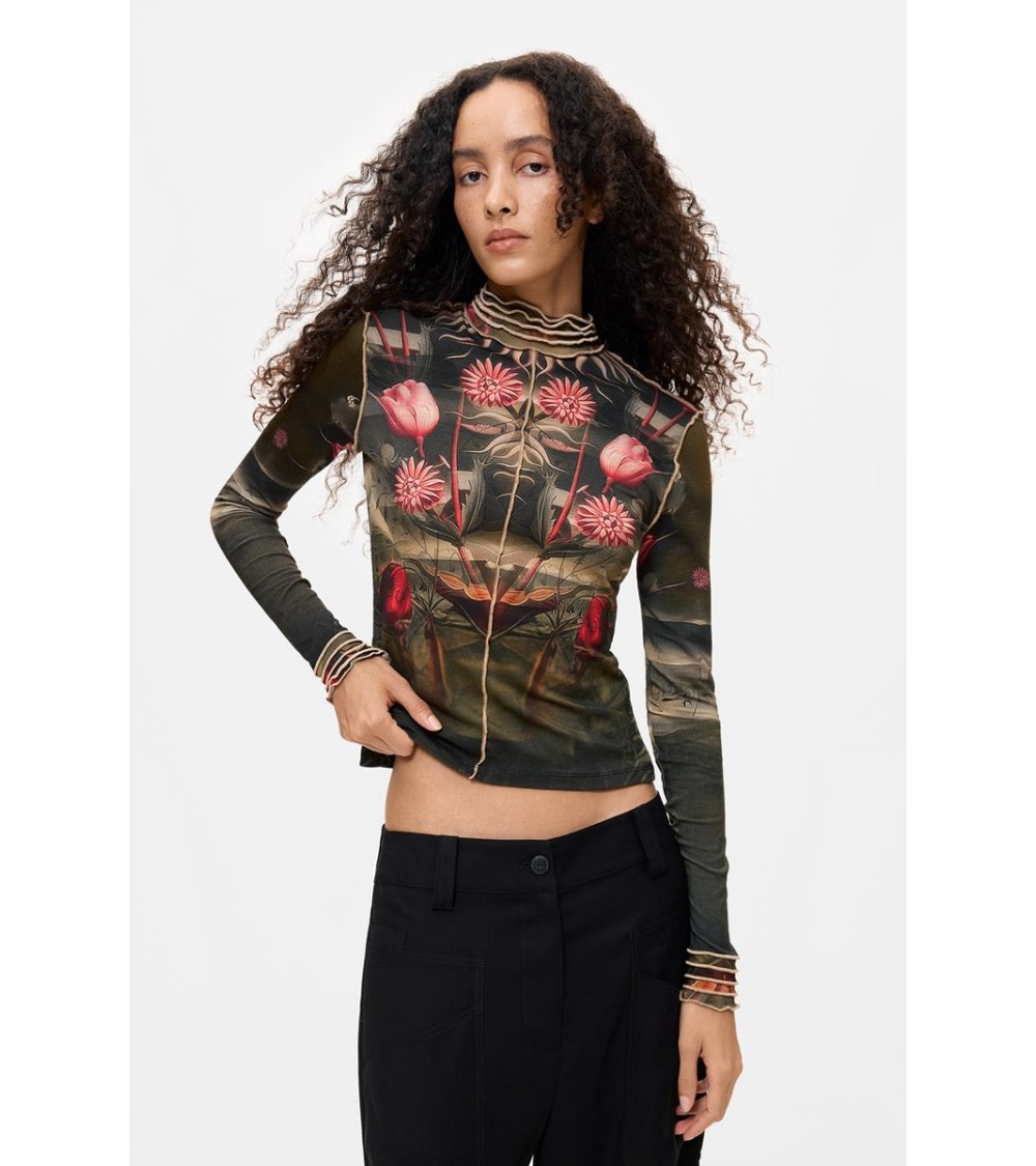 CAMISETA CUELLO ALTO LIFE IS COOL DESIGUAL
