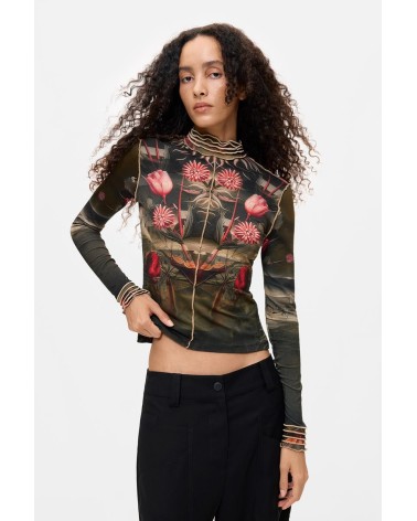 CAMISETA CUELLO ALTO LIFE IS COOL DESIGUAL