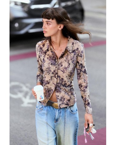 CAMISA FLOCADA NAOMI DE DESIGUAL