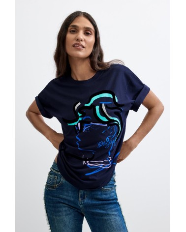 CAMISETA FACE DESIGUAL