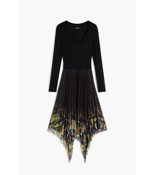 VESTIDO DE FALDA PLISADA ALBA DE DESIGUAL