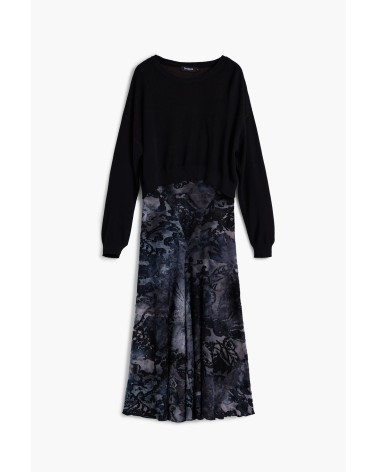 VESTIDO CON JERSEY DUBROVNIK DESIGUAL