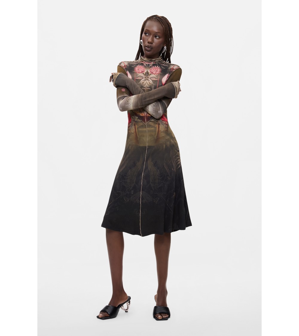 VESTIDO ESTAMPADO BELGRADO DESIGUAL