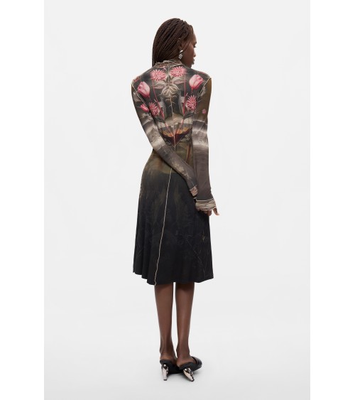 VESTIDO ESTAMPADO BELGRADO DESIGUAL