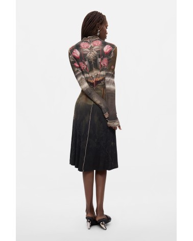 VESTIDO ESTAMPADO BELGRADO DESIGUAL