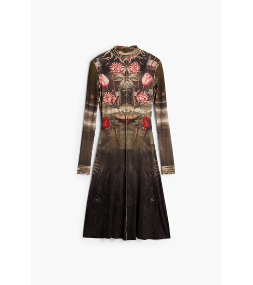 VESTIDO ESTAMPADO BELGRADO DESIGUAL