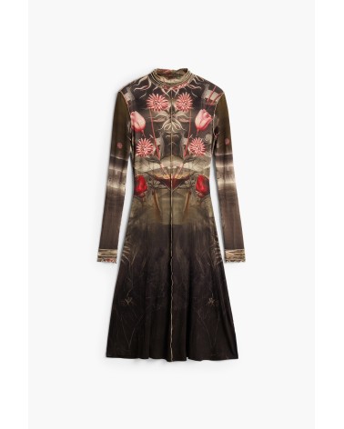 VESTIDO ESTAMPADO BELGRADO DESIGUAL