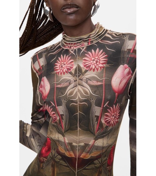 VESTIDO ESTAMPADO BELGRADO DESIGUAL