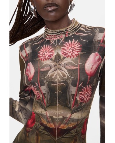 VESTIDO ESTAMPADO BELGRADO DESIGUAL