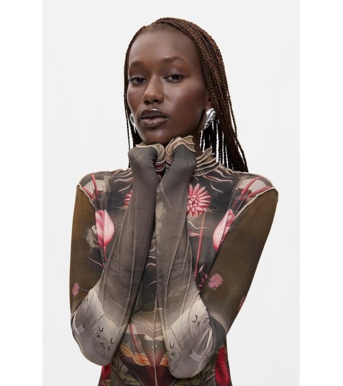 VESTIDO ESTAMPADO BELGRADO DESIGUAL