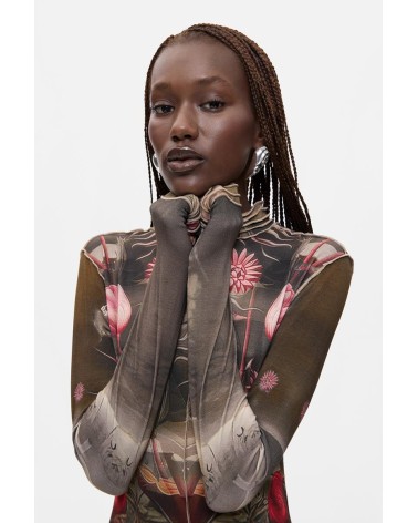VESTIDO ESTAMPADO BELGRADO DESIGUAL