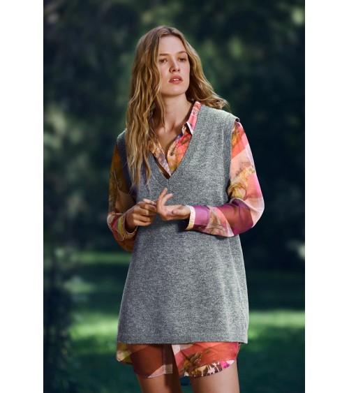 VESTIDO DOS PIEZAS CAMISA CHALECO NANTES DESIGUAL