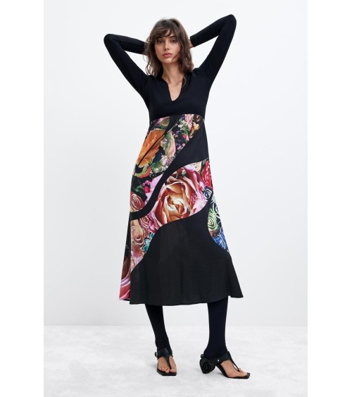 VESTIDO BOUQUETS  DISEÑO Monsieur Christian Lacroix DESIGUAL