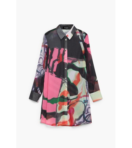 VESTIDO DOS PIEZAS CAMISA CHALECO MAMEN DESIGUAL