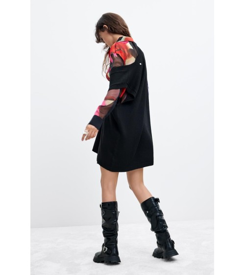 VESTIDO DOS PIEZAS CAMISA CHALECO MAMEN DESIGUAL