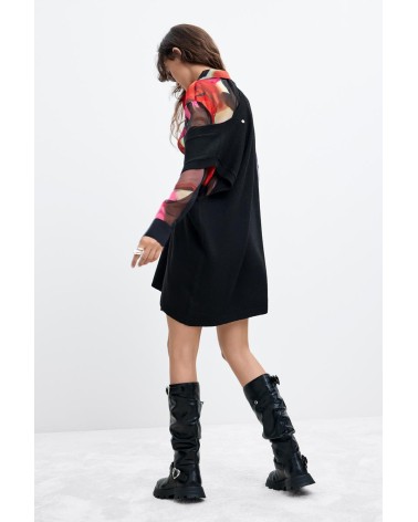 VESTIDO DOS PIEZAS CAMISA CHALECO MAMEN DESIGUAL