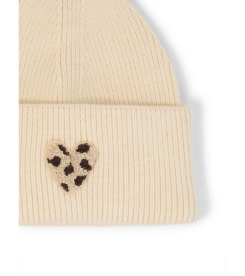 GORRO ACANALADO CON CORAZÓN ANIMAL PRINT TOM TAILOR
