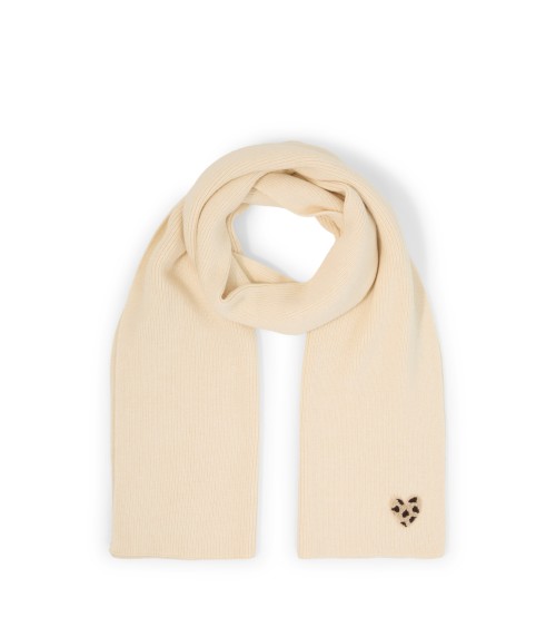 BUFANDA ACANALADA CORAZÓN ANIMAL PRINT TOM TAILOR