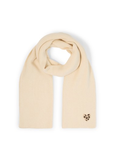 BUFANDA ACANALADA CORAZÓN ANIMAL PRINT TOM TAILOR