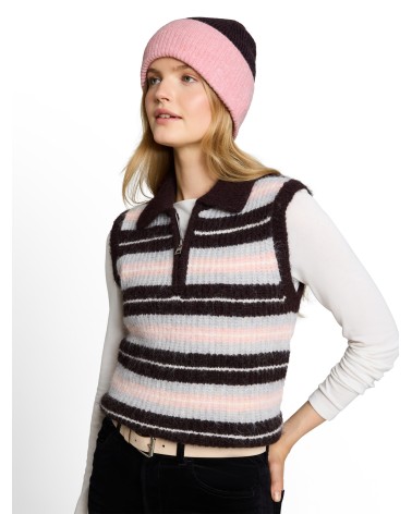 GORRO ACANALADO BICOLOR TOM TAILOR