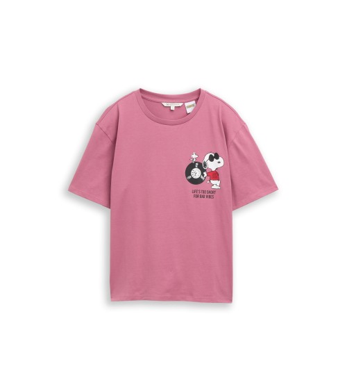 CAMISETA OVERSIZE PEANUTS TOM TAILOR